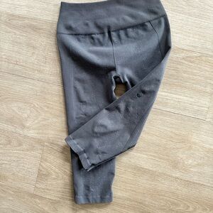 lululemon Dark Gray Capri Leggings